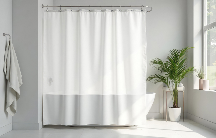 防炎シャワーカーテン