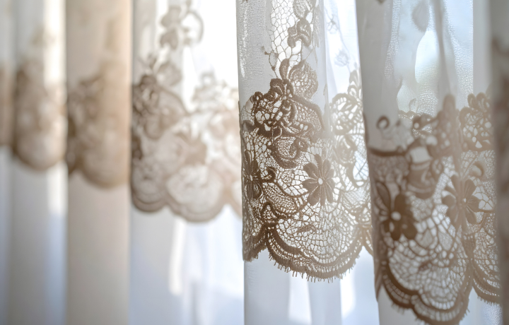防炎レースカーテン