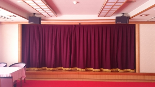 宴会場ステージ幕